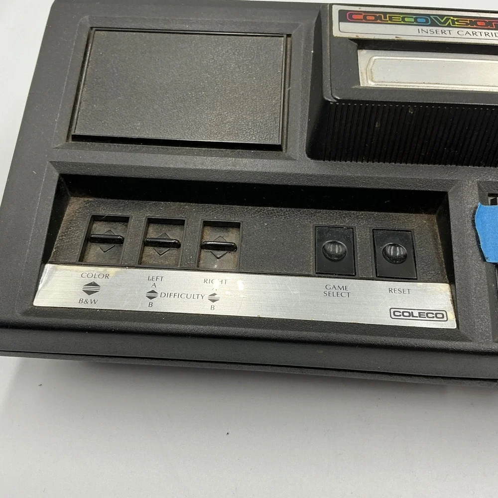 ColecoVision Video Game System Console with Controllers and Games Lot Tested